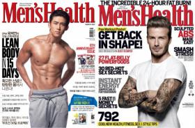 แทคยอน (Taecyeon) และ David Beckham ถ่ายภาพหน้าปกนิตยสาร Men&#039;s Health!