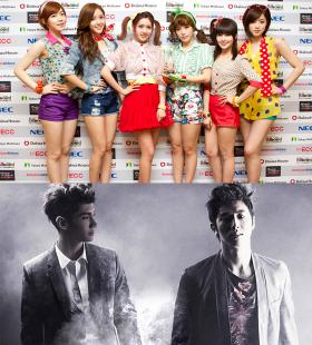 วง T-ara และดงบังชินกิ (TVXQ) ได้รับรางวัล Top Pop Artists จาก Billboard Japan Music Awards 2011!