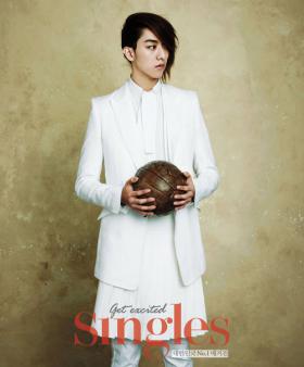 ลีจองชิน (Lee Jung Shin) ถ่ายภาพในนิตยสาร Singles!