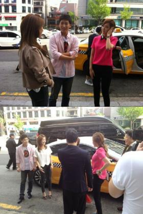 Jessica, Luna และซองมิน (Sung Min) เป็นแขกรับเชิญของรายการ Taxi