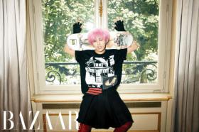 G-Dragon ถ่ายภาพในนิตยสาร Harper’s Bazaar