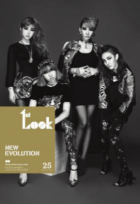 วง 2NE1 ถ่ายภาพในนิตยสาร 1st Look หน้าปก 5 แบบ