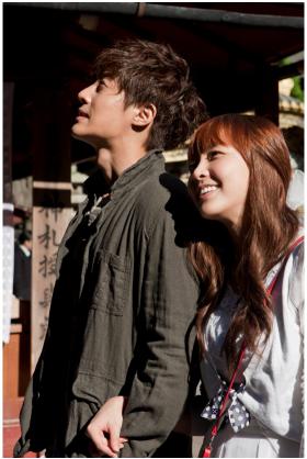 ภาพคิมฮยอนจุง (Kim Hyun Joong) และจองยูมิ (Jung Yu Mi) จากละคร City Conquest