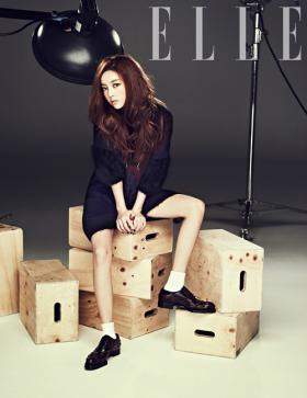 คูฮาร่า (Goo Hara) ถ่ายภาพสำหรับนิตยสาร Elle