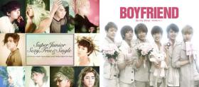 วง Super Junior และวง Boyfrien ติดชาร์ตโอริก้อน!