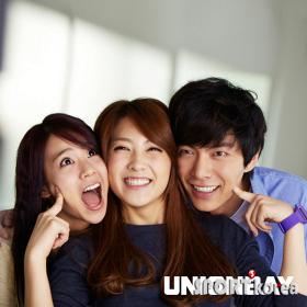 ซึงยอน (Seung Yeon), จิยอง (Ji Young) และอีมินกิ (Lee Min Ki) ถ่ายภาพสำหรับ Unionbay