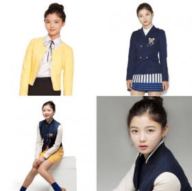 คิมยูจอง (Kim Yoo Jung) ถ่ายภาพโฆษณาชุดเครื่องแบบนักเรียน