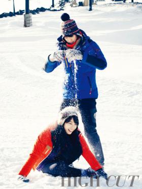 คิมซูฮยอน (Kim Soo Hyun) และ Suzy ถ่ายภาพสำหรับนิตยสารแฟชั่น High Cut 