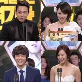 รายชื่อผู้คว้ารางวัลจากงาน 2012 SBS Drama Awards!