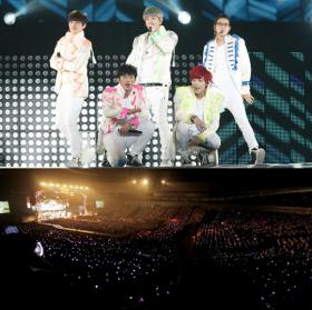 วง B1A4 ประสบความสำเร็จสำหรับคอนเสิร์ตแรกที่ญี่ปุ่น