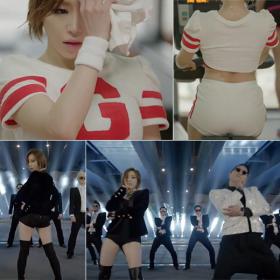 กาอิน (Ga In) อดอาหารสำหรับ MV เพลง Gentleman ของ Psy!